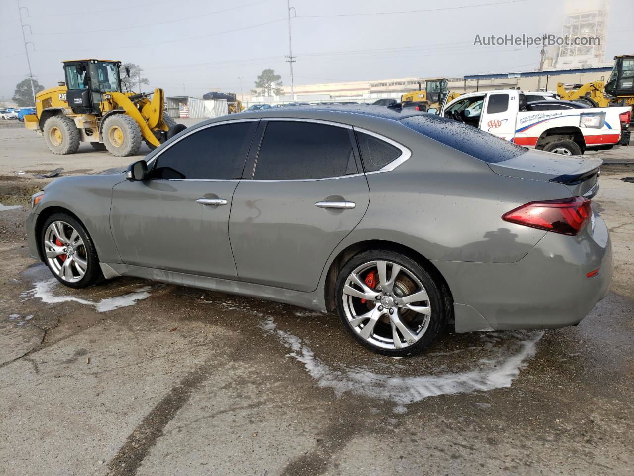 2016 Infiniti Q70 3.7 Gray vin: JN1BY1AP1GM220594