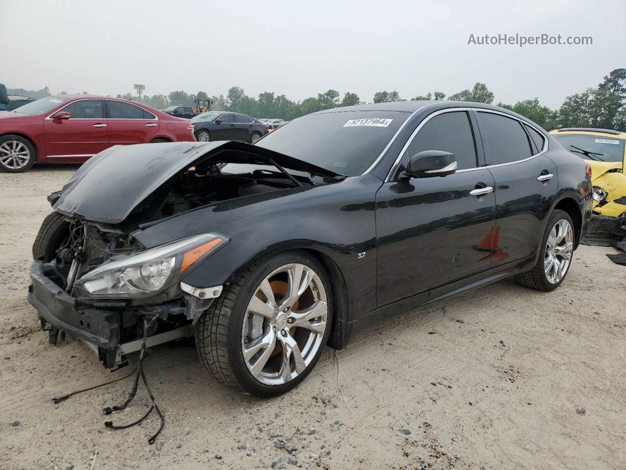 2016 Infiniti Q70 3.7 Black vin: JN1BY1AP3GM220175