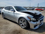 2016 Infiniti Q70 3.7 Silver vin: JN1BY1AP4GM221223