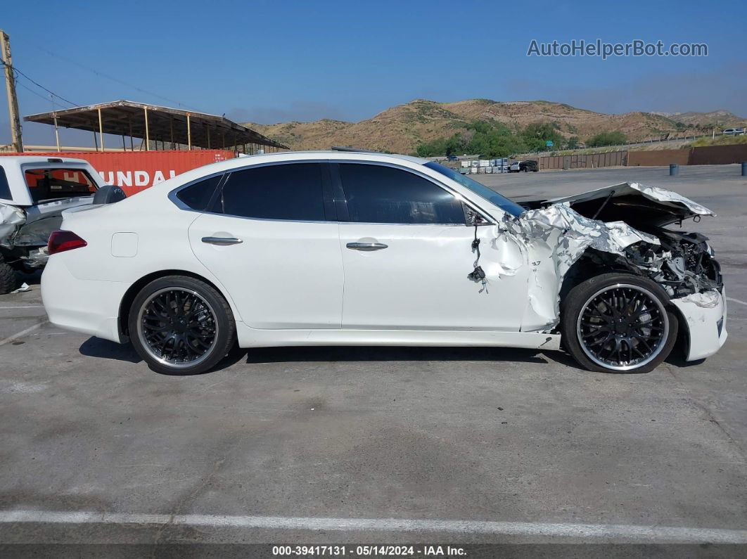 2016 Infiniti Q70 3.7 White vin: JN1BY1AP5GM220856