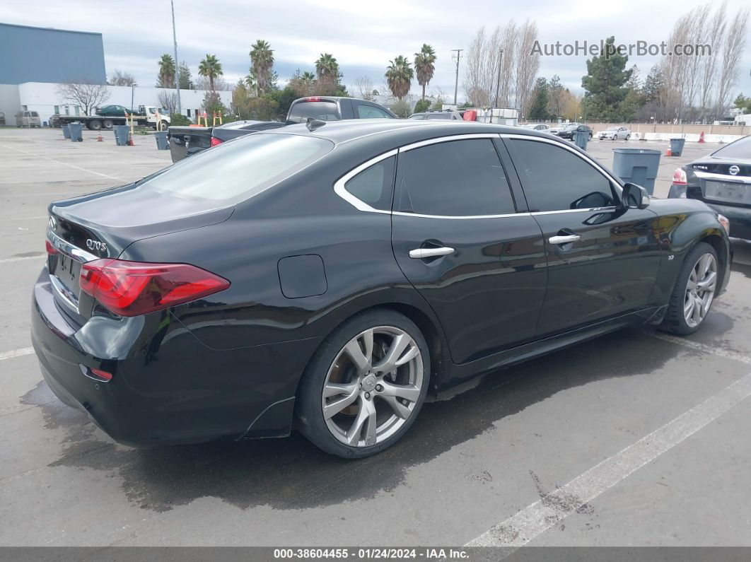 2016 Infiniti Q70 3.7 Black vin: JN1BY1AP5GM221246