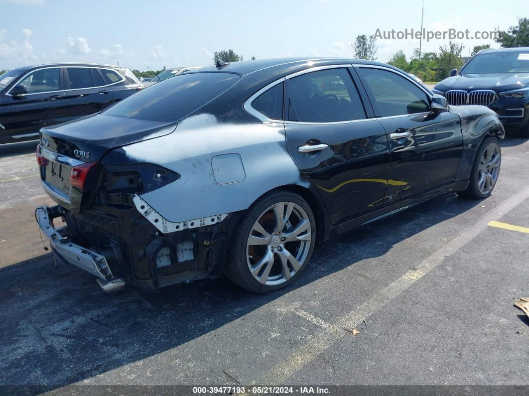 2016 Infiniti Q70 3.7 Black vin: JN1BY1AP6GM220333