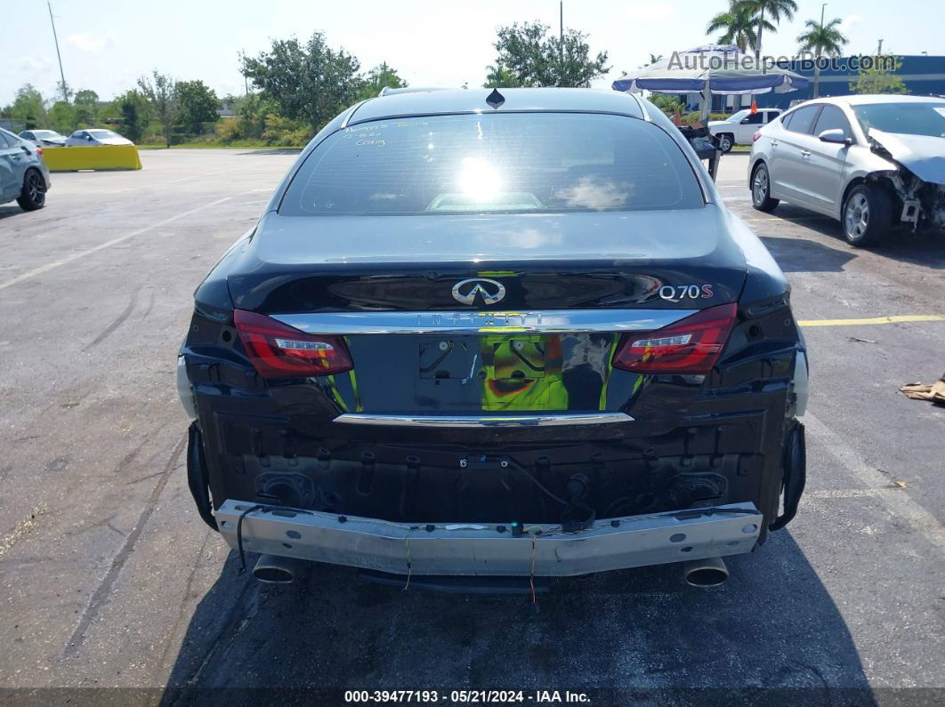 2016 Infiniti Q70 3.7 Black vin: JN1BY1AP6GM220333