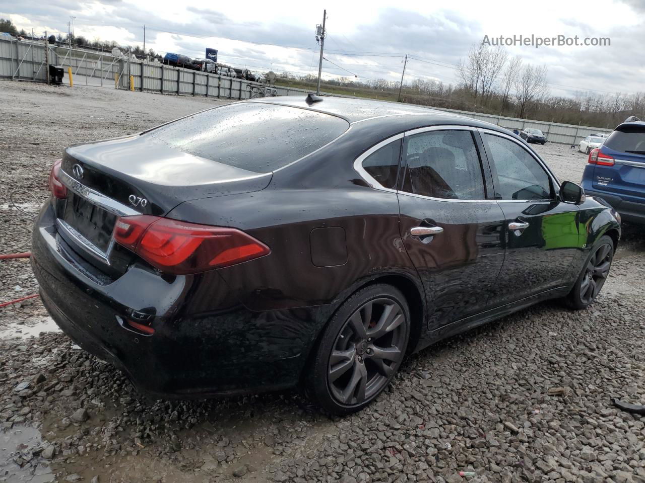 2016 Infiniti Q70 3.7 Black vin: JN1BY1AP6GM220798