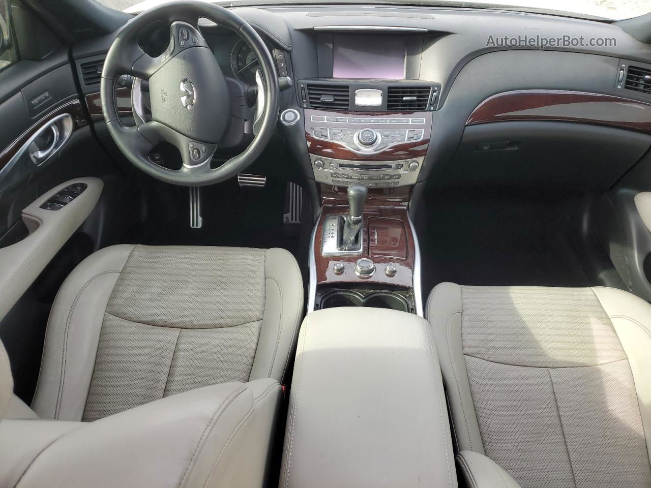 2016 Infiniti Q70 3.7 Белый vin: JN1BY1AP6GM221157