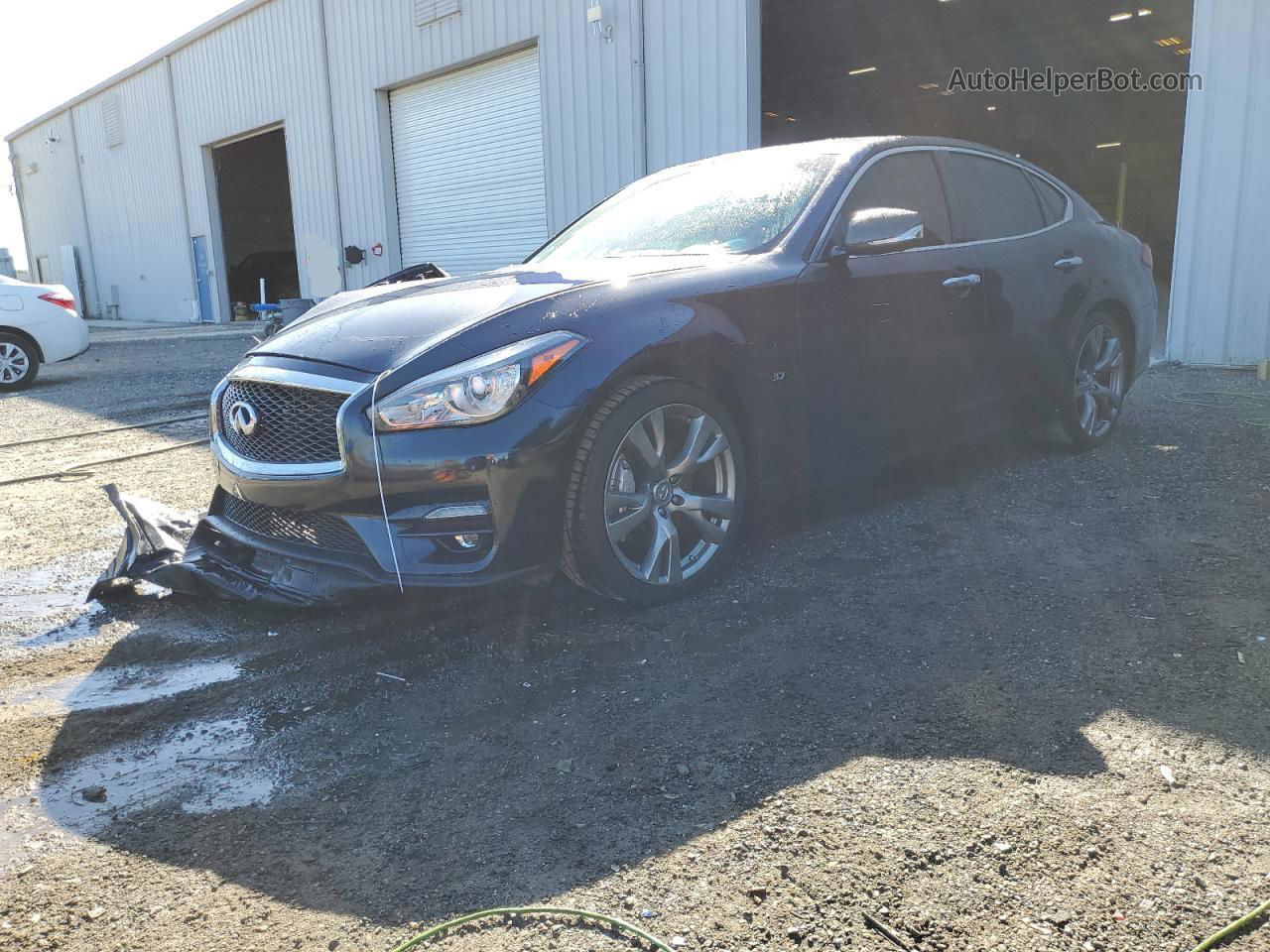 2016 Infiniti Q70 3.7 Blue vin: JN1BY1AP9GM220598