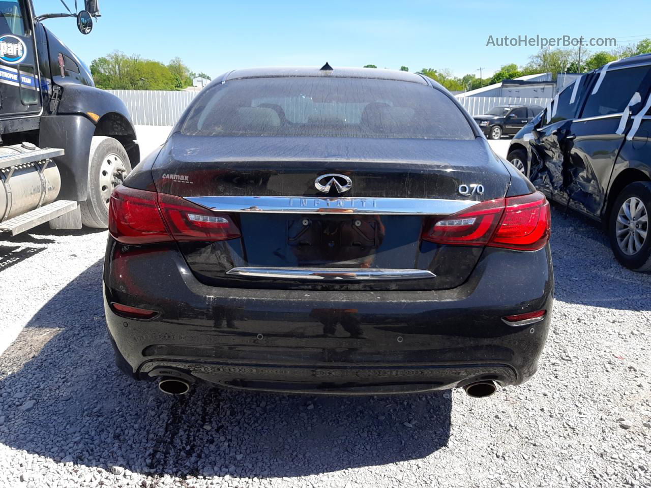 2016 Infiniti Q70 3.7 Black vin: JN1BY1AP9GM220889