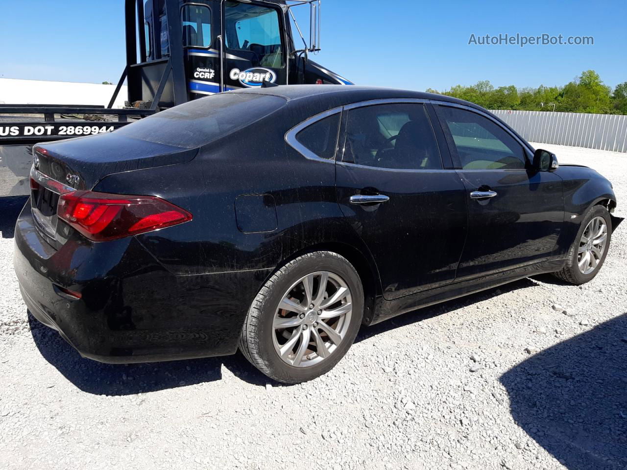 2016 Infiniti Q70 3.7 Black vin: JN1BY1AP9GM220889