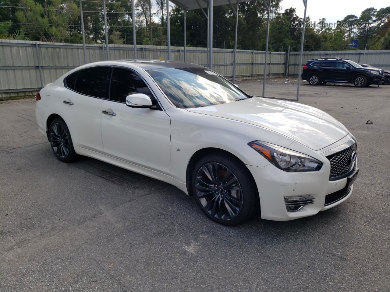 2016 Infiniti Q70 3.7 White vin: JN1BY1AR0GM270825