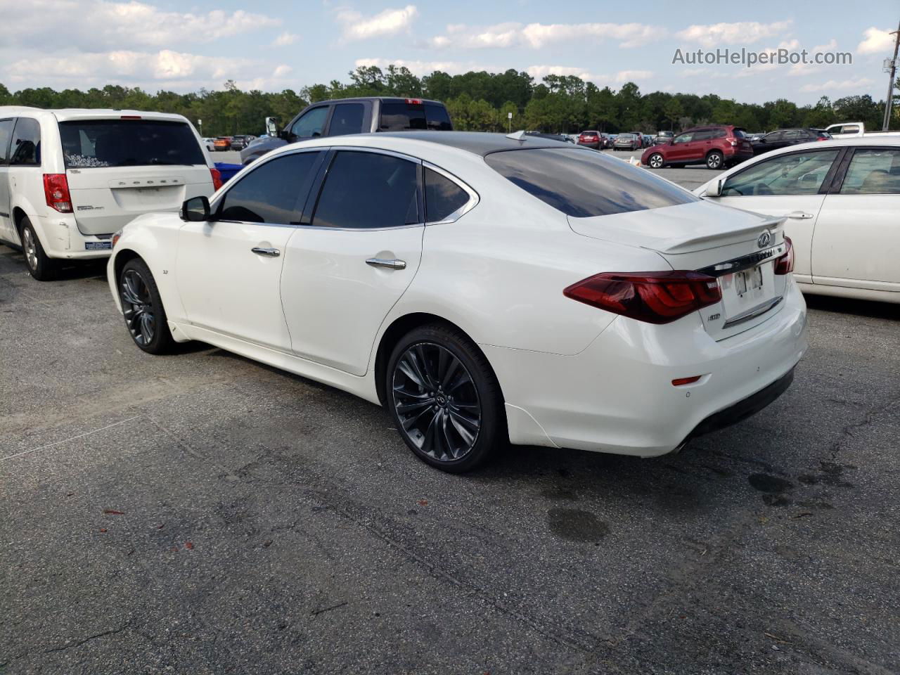 2016 Infiniti Q70 3.7 White vin: JN1BY1AR0GM270825