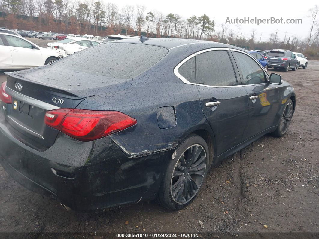 2016 Infiniti Q70 3.7x Dark Blue vin: JN1BY1AR0GM270839