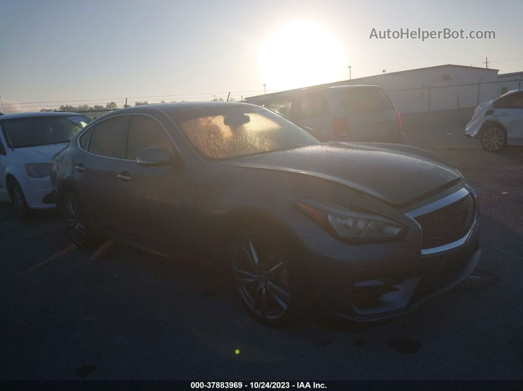 2016 Infiniti Q70   Gray vin: JN1BY1AR3GM270088