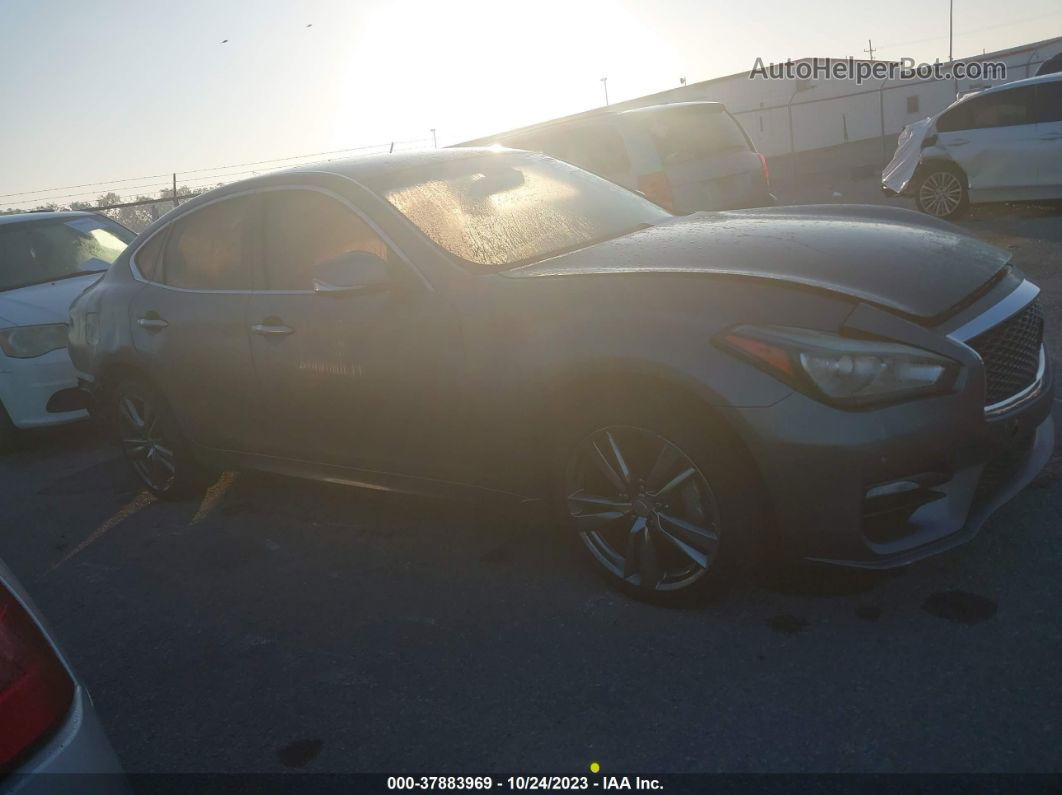 2016 Infiniti Q70   Gray vin: JN1BY1AR3GM270088