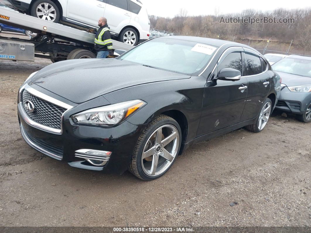 2016 Infiniti Q70 3.7x Черный vin: JN1BY1AR4GM270519