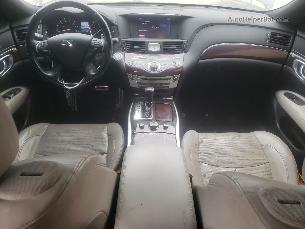 2016 Infiniti Q70 3.7 Синий vin: JN1BY1AR4GM270987