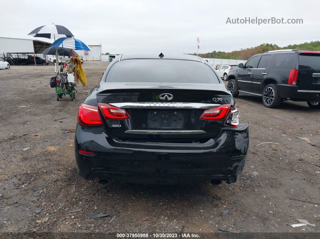 2016 Infiniti Q70 3.7x Black vin: JN1BY1AR5GM270092