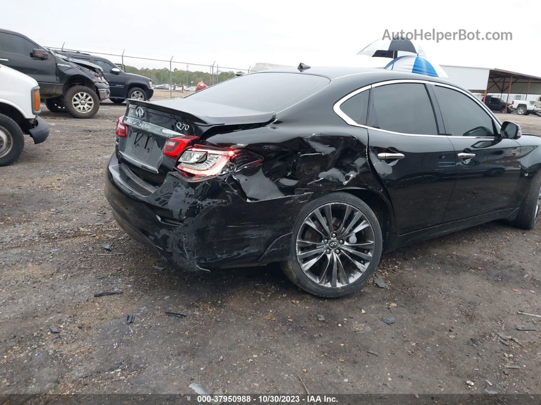 2016 Infiniti Q70 3.7x Черный vin: JN1BY1AR5GM270092