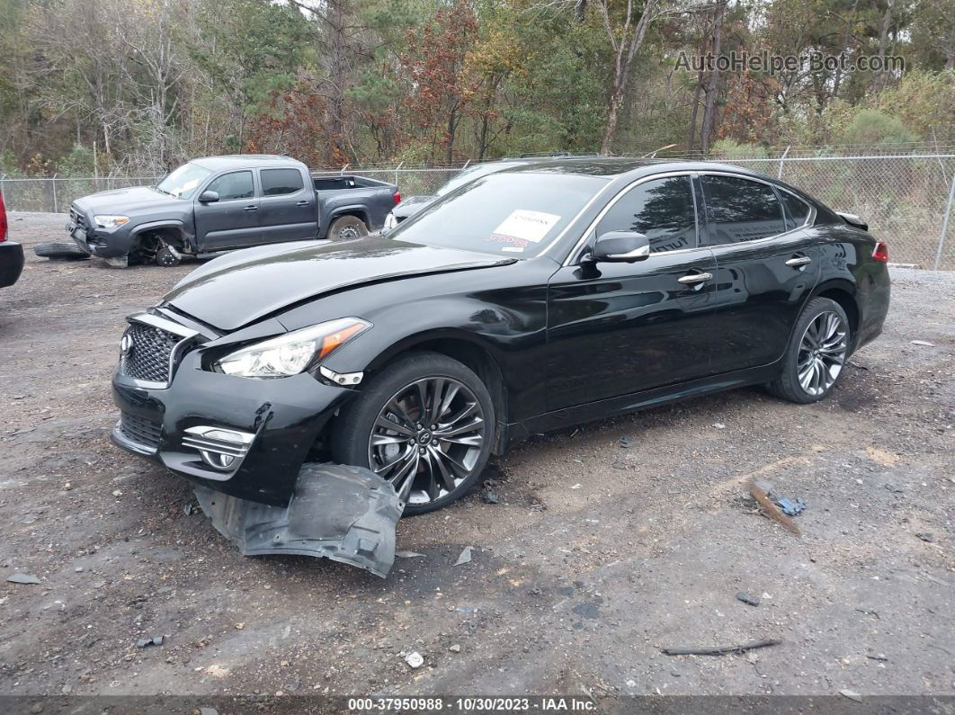 2016 Infiniti Q70 3.7x Черный vin: JN1BY1AR5GM270092