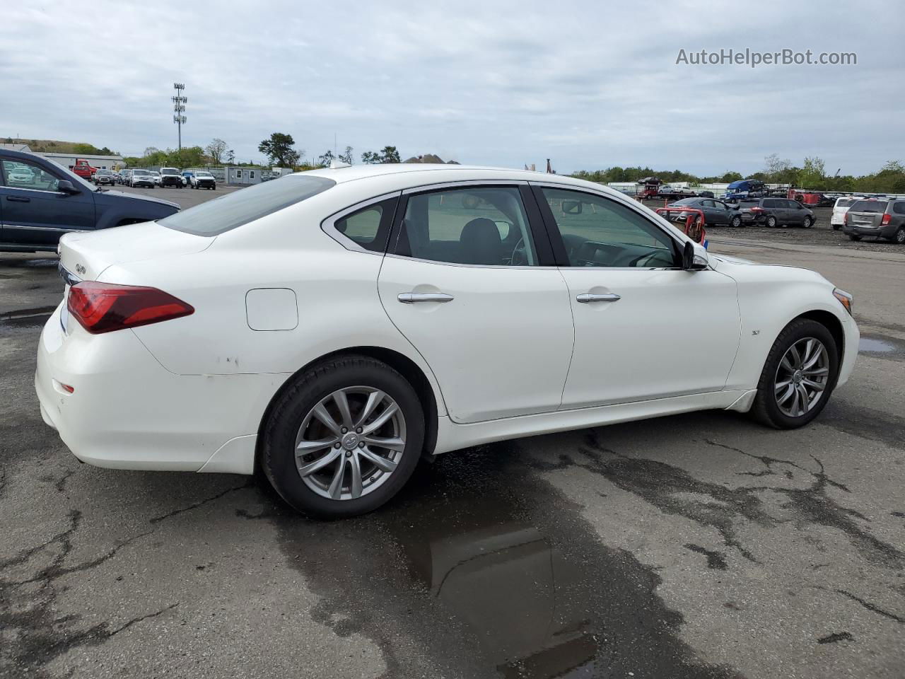 2016 Infiniti Q70 3.7 Белый vin: JN1BY1AR6GM270540