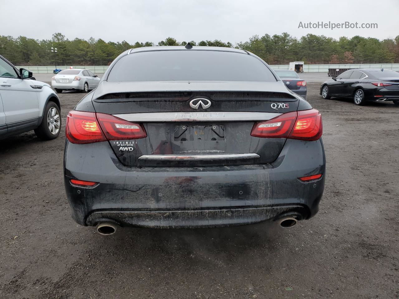 2016 Infiniti Q70 3.7 Black vin: JN1BY1AR6GM271123