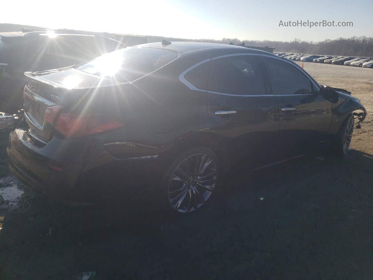 2016 Infiniti Q70 3.7 Black vin: JN1BY1AR7GM270045