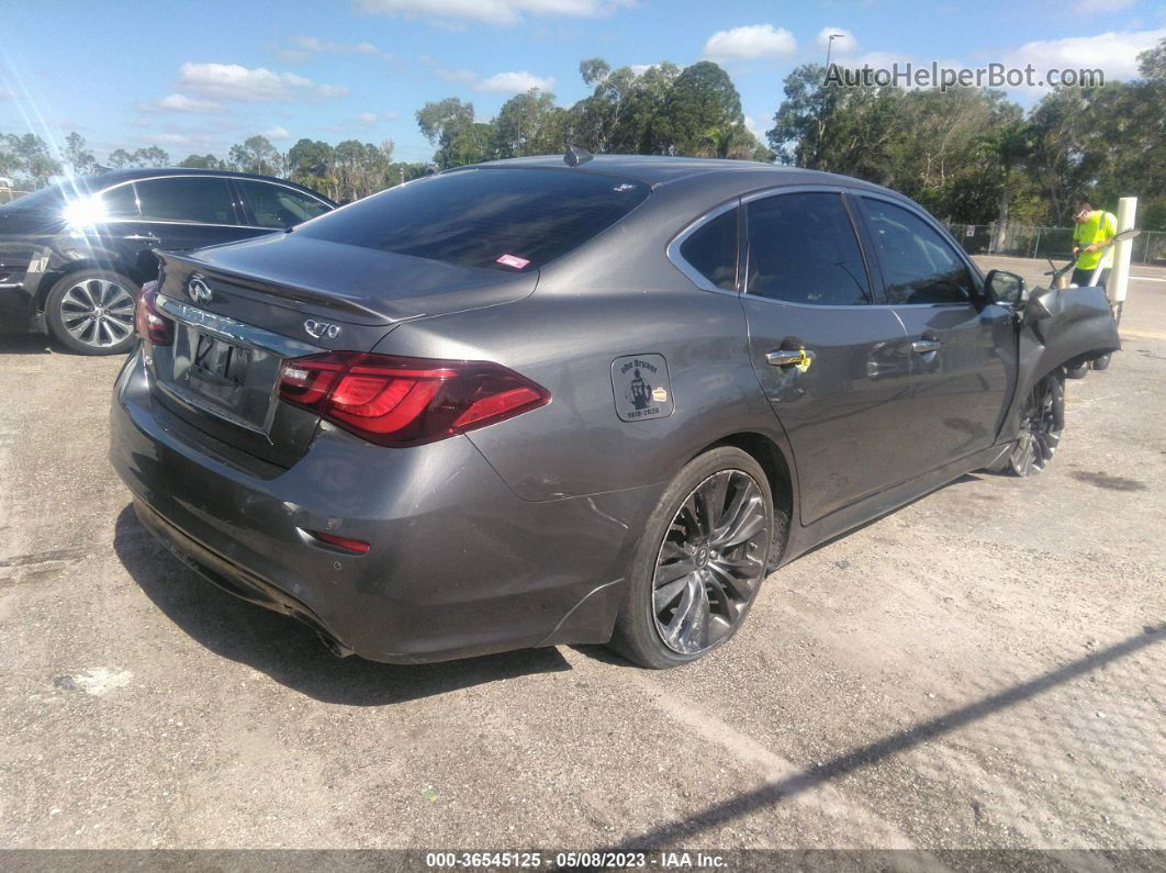 2016 Infiniti Q70   Gray vin: JN1BY1AR8GM270278