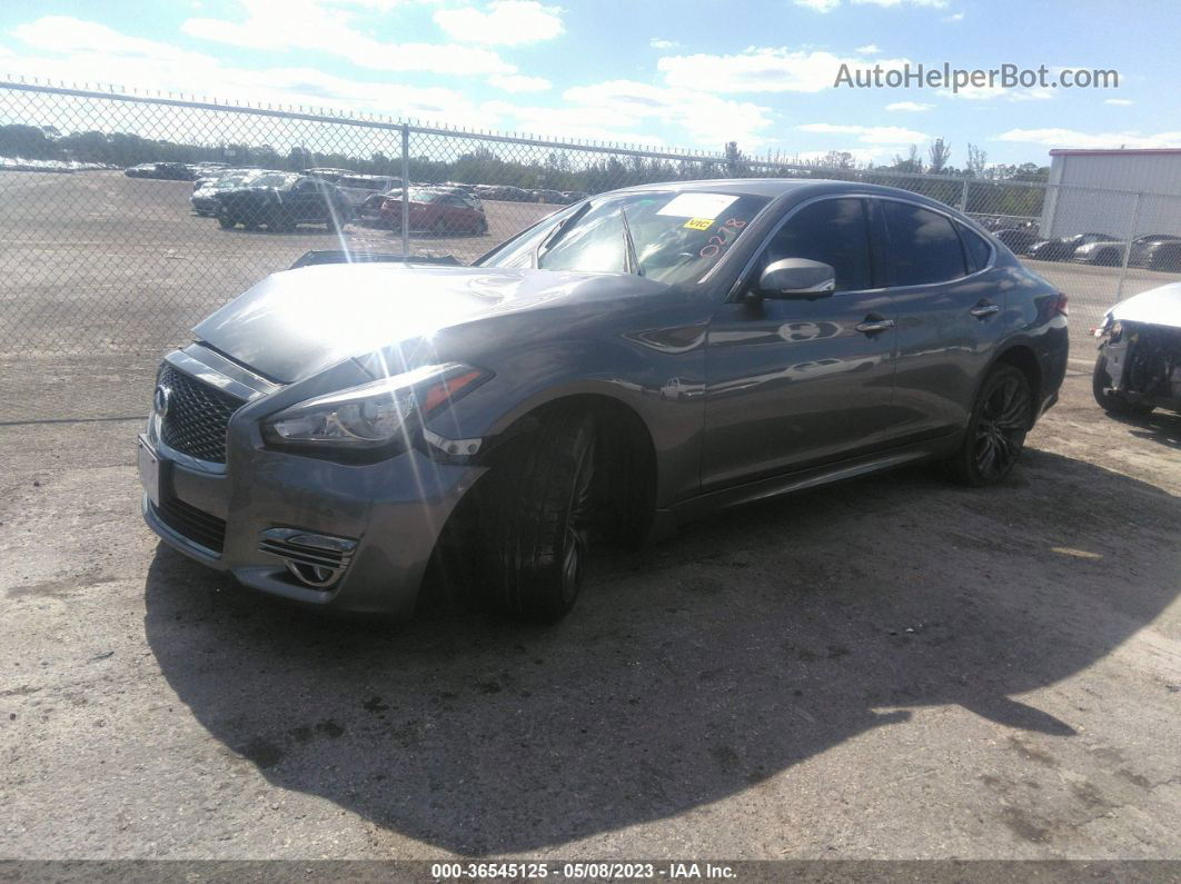 2016 Infiniti Q70   Gray vin: JN1BY1AR8GM270278