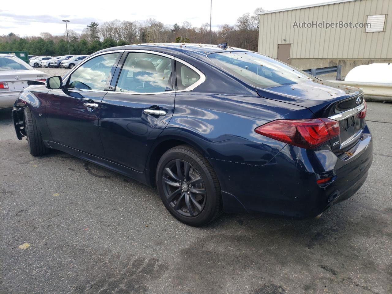 2016 Infiniti Q70 3.7 Blue vin: JN1BY1AR8GM270622