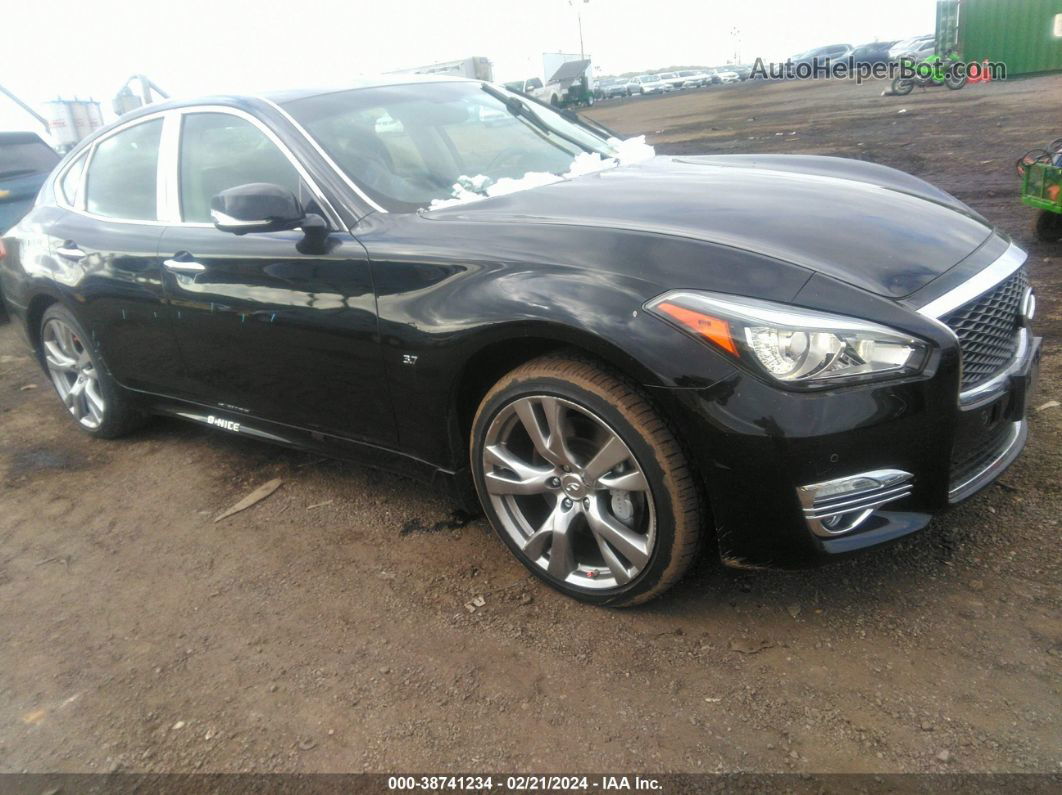 2016 Infiniti Q70 3.7x Black vin: JN1BY1AR8GM271303