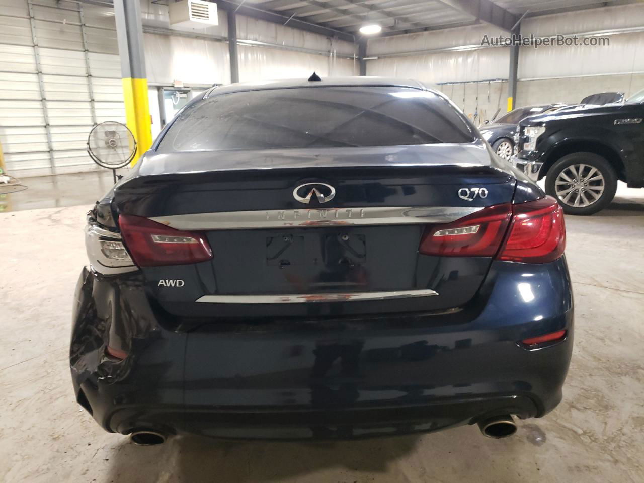 2016 Infiniti Q70 3.7 Blue vin: JN1BY1AR9GM270094