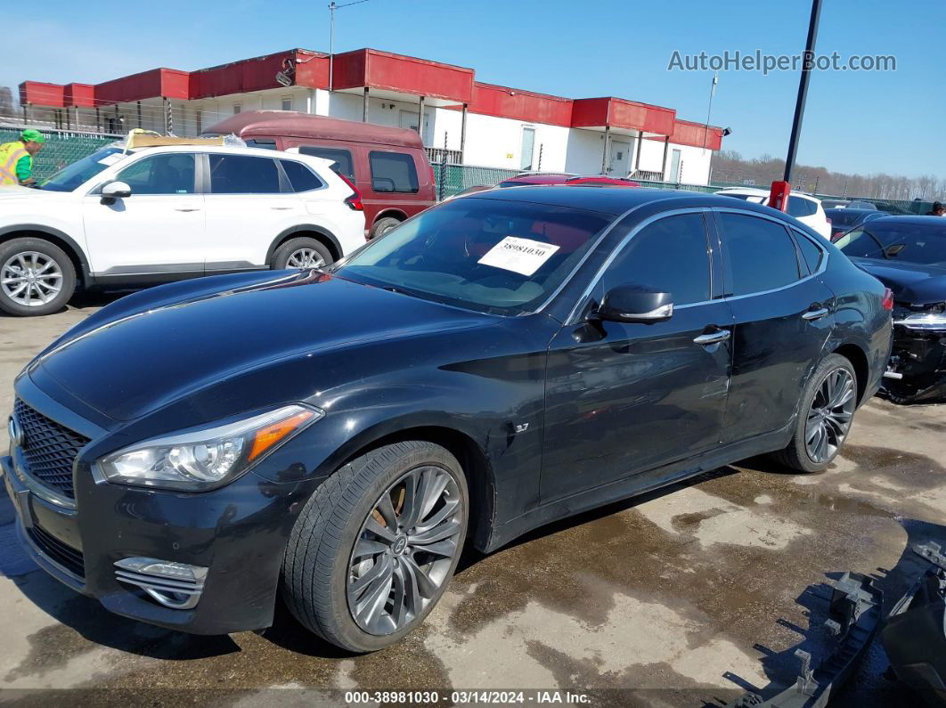 2016 Infiniti Q70 3.7x Black vin: JN1BY1ARXGM270069