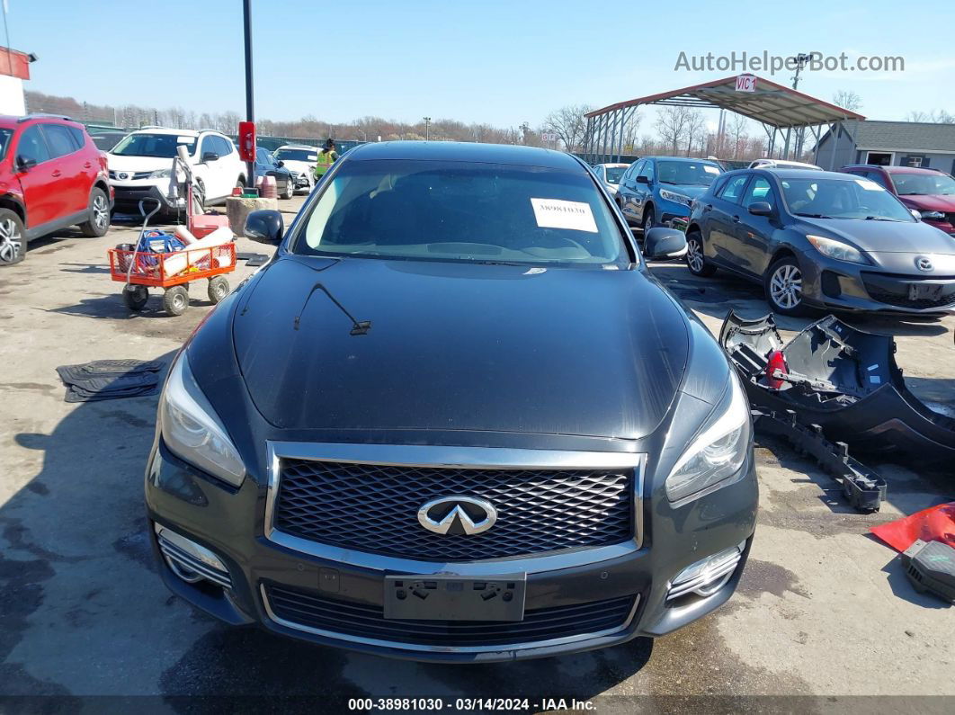 2016 Infiniti Q70 3.7x Черный vin: JN1BY1ARXGM270069