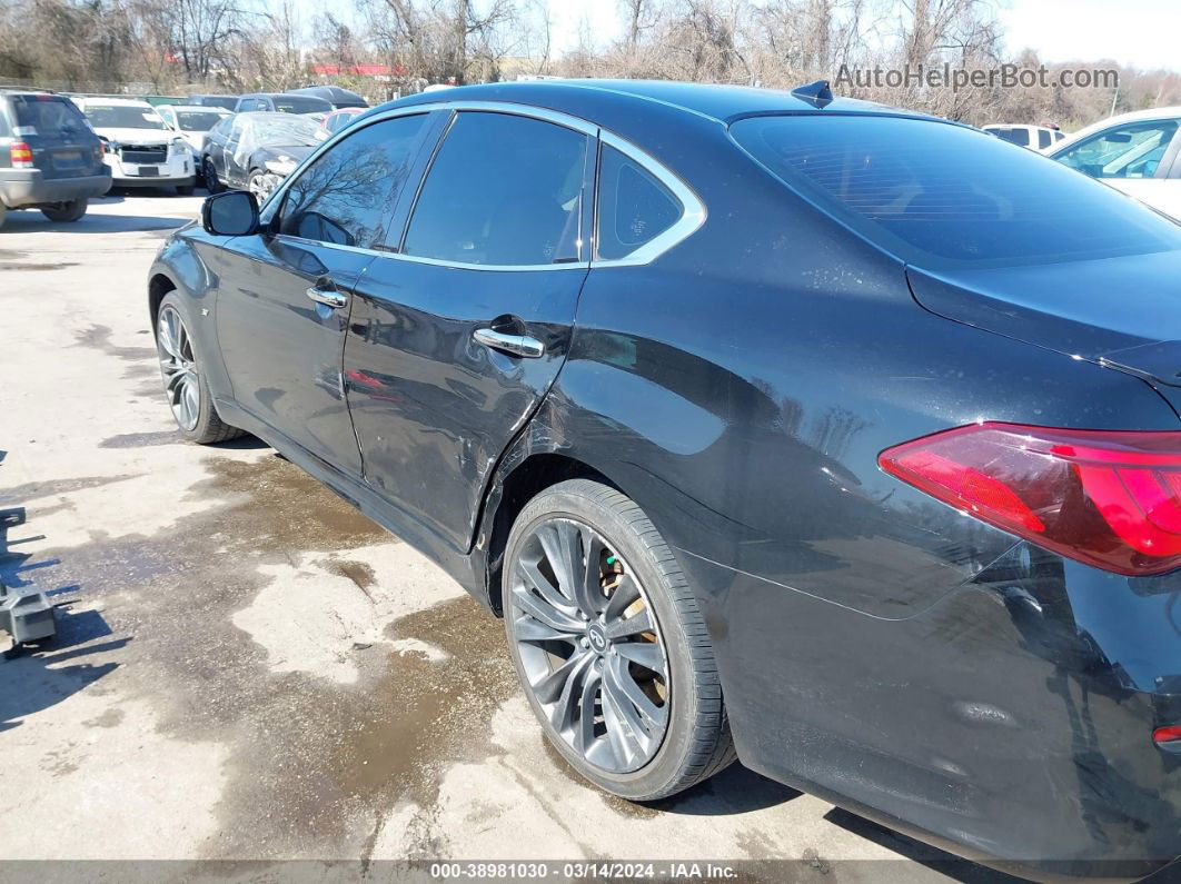 2016 Infiniti Q70 3.7x Черный vin: JN1BY1ARXGM270069