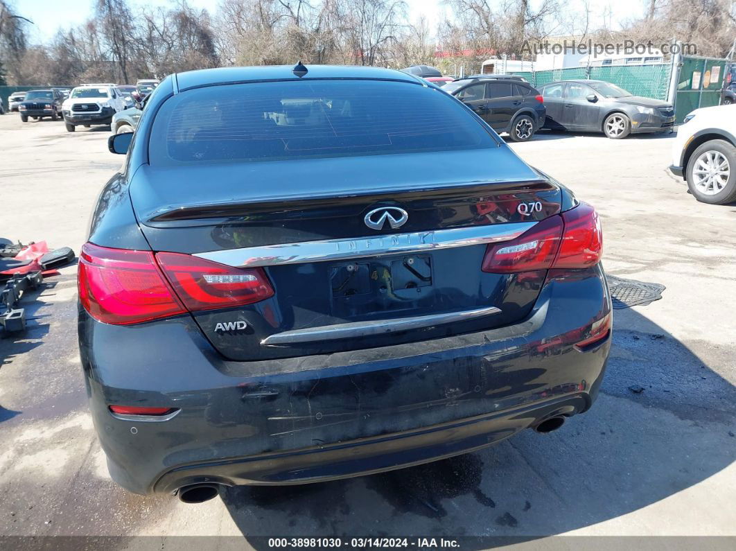 2016 Infiniti Q70 3.7x Black vin: JN1BY1ARXGM270069