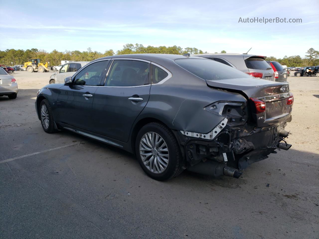 2016 Infiniti Q70l 3.7 Gray vin: JN1BY1PRXGM721086