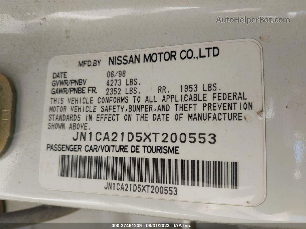 Price & History 1999 Nissan Maxima Gxe/se/gle/se-l 3.0l Dohc