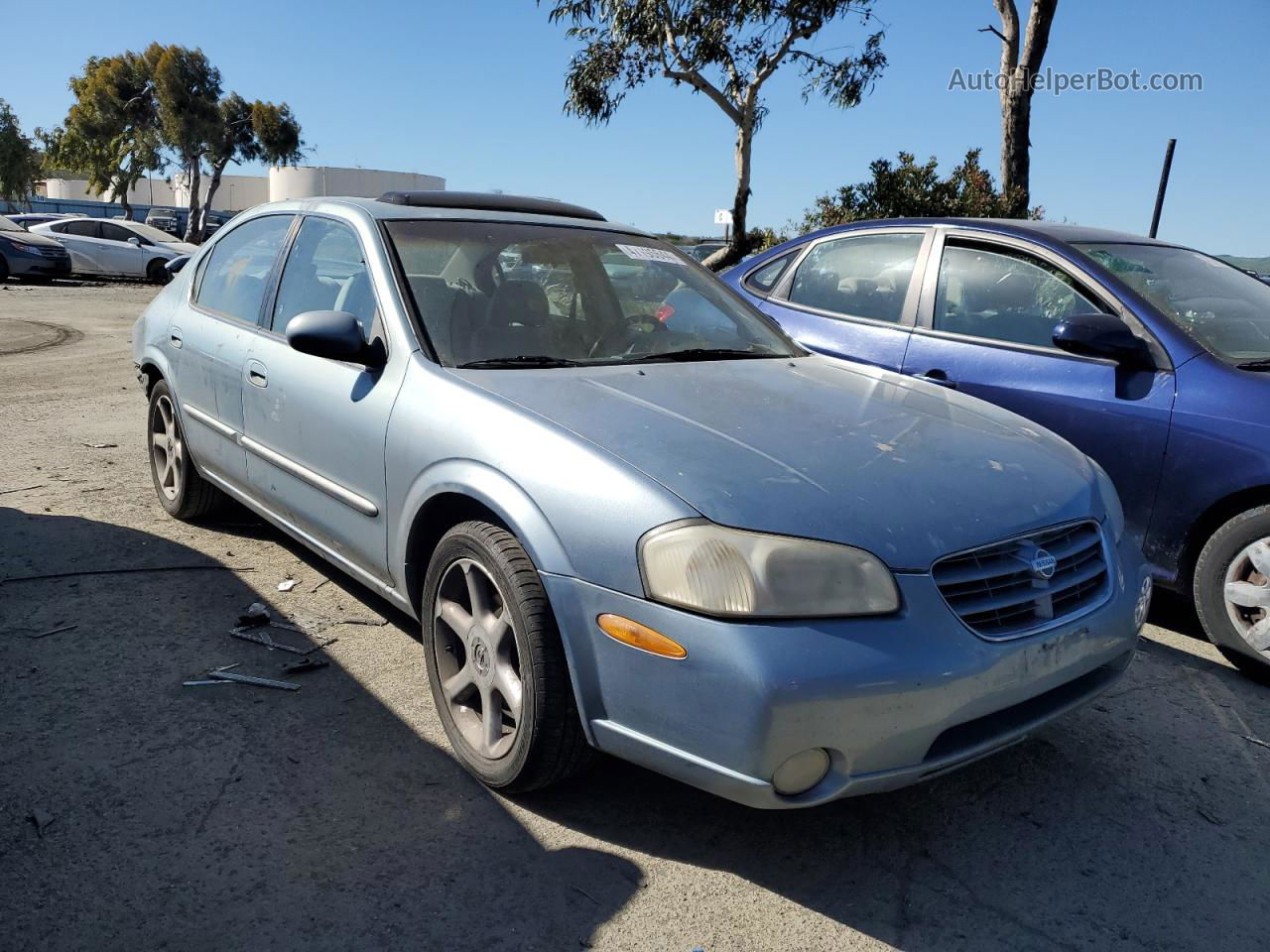 2000 Nissan Maxima Gle Blue vin: JN1CA31A1YT011685