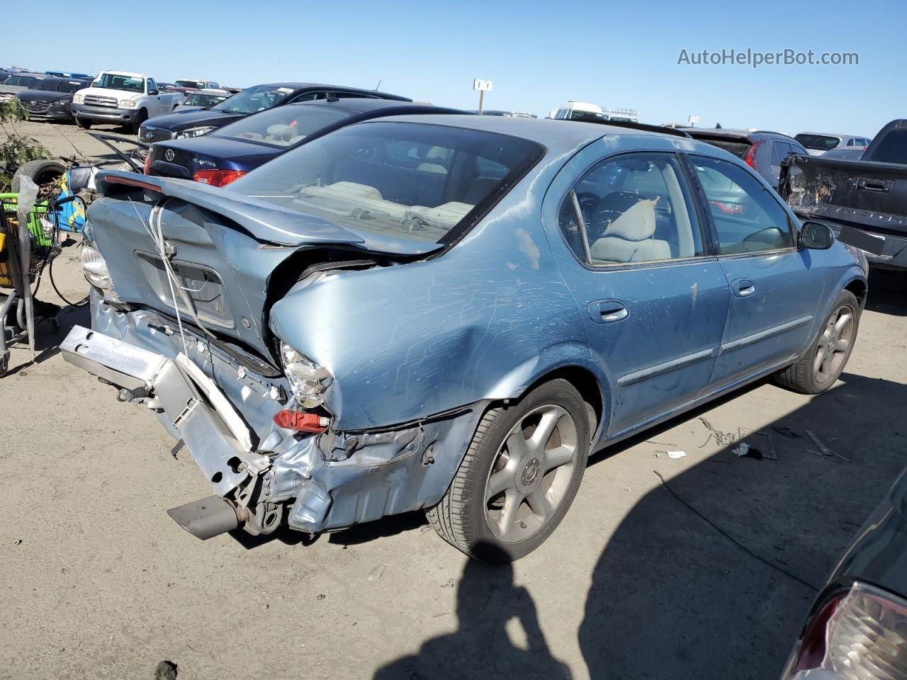 2000 Nissan Maxima Gle Blue vin: JN1CA31A1YT011685