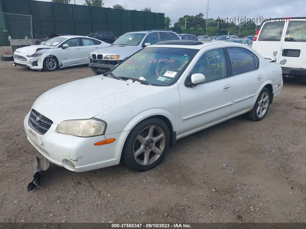 2000 Nissan Maxima Gxe/se/gle White vin: JN1CA31A1YT019897