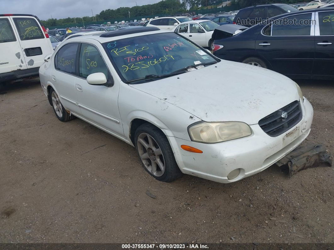 2000 Nissan Maxima Gxe/se/gle White vin: JN1CA31A1YT019897