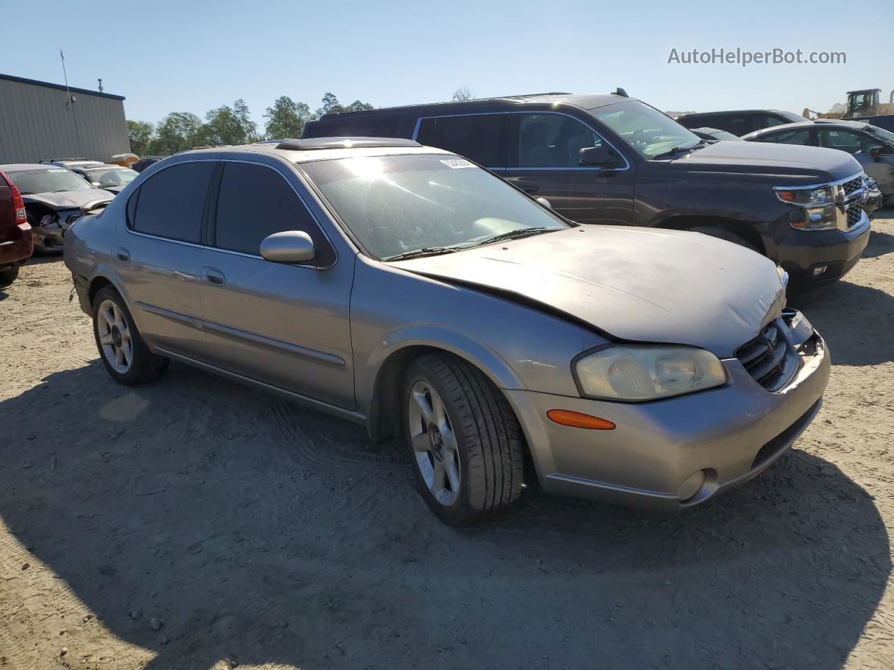 2000 Nissan Maxima Gle Silver vin: JN1CA31A2YT026860