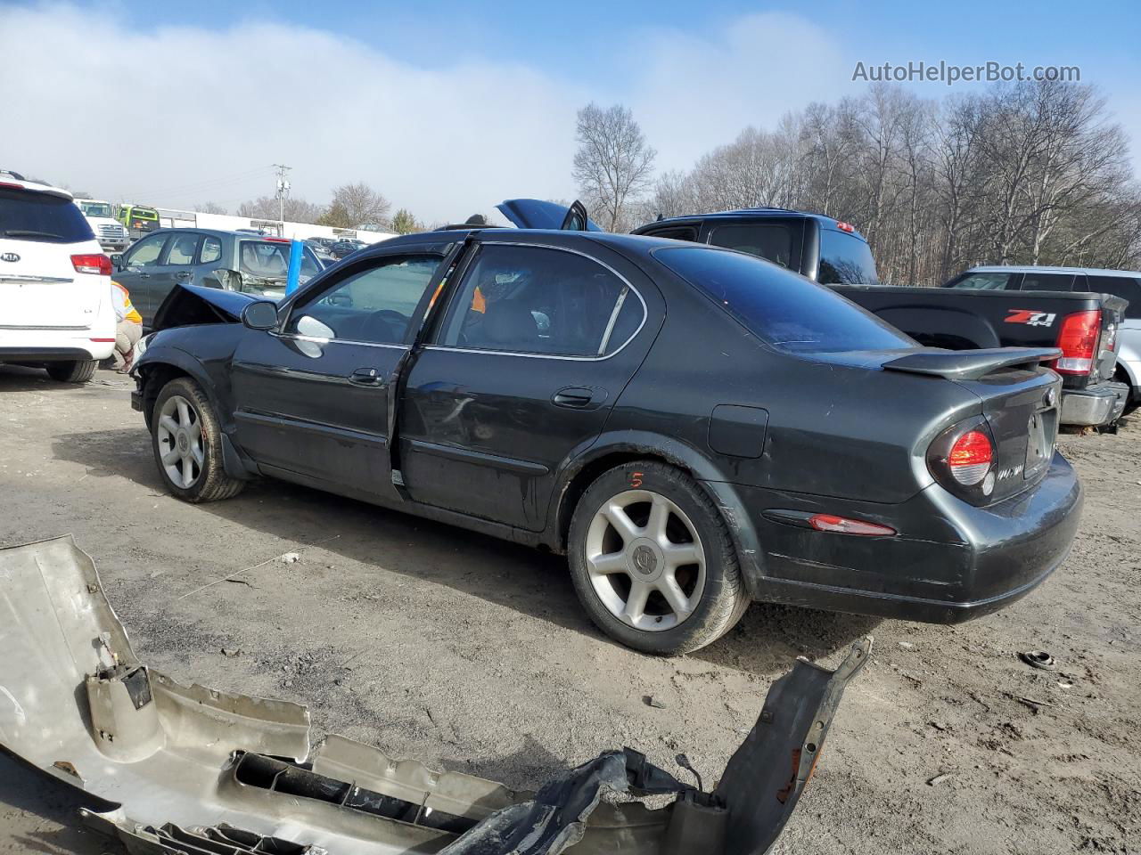 2000 Nissan Maxima Gle Charcoal vin: JN1CA31A3YT026351