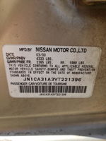 2000 Nissan Maxima Gle Золотой vin: JN1CA31A3YT221396