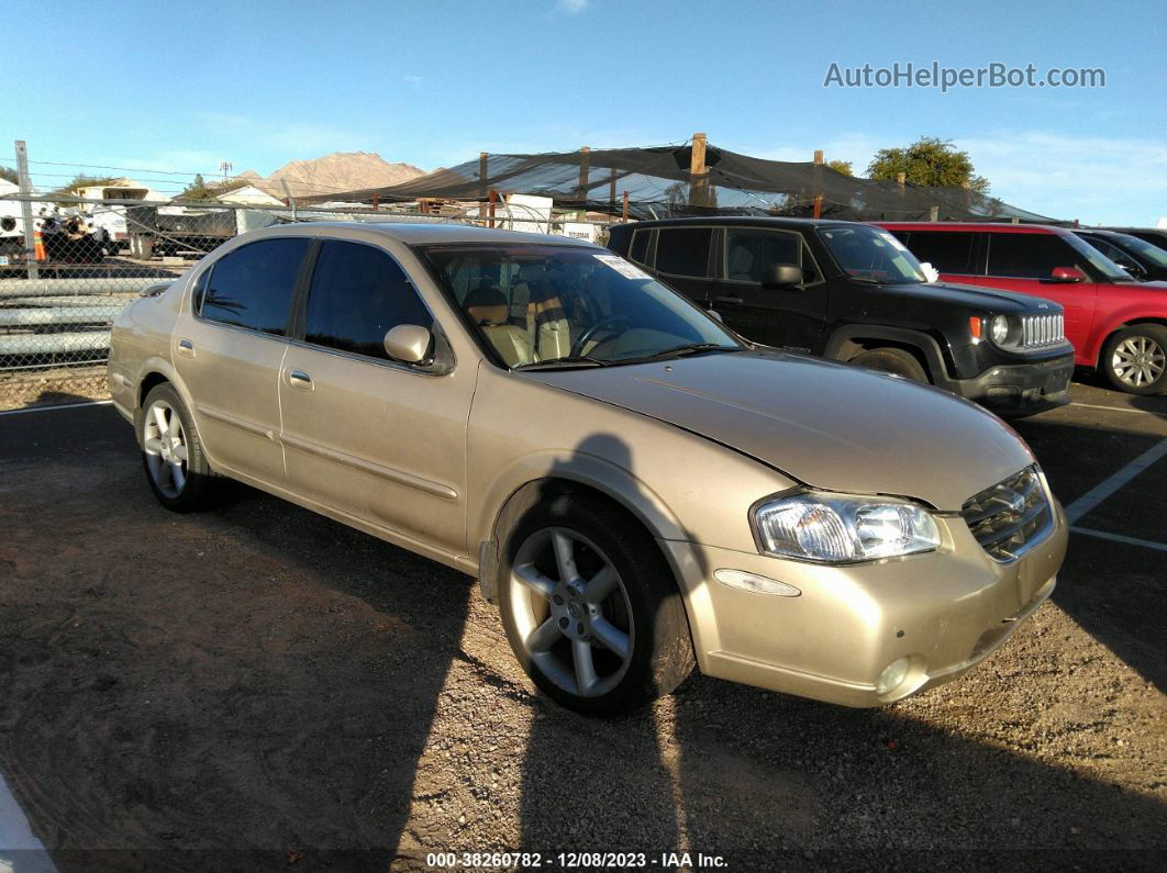 2000 Nissan Maxima Gxe/gle/se Золотой vin: JN1CA31A4YT013432