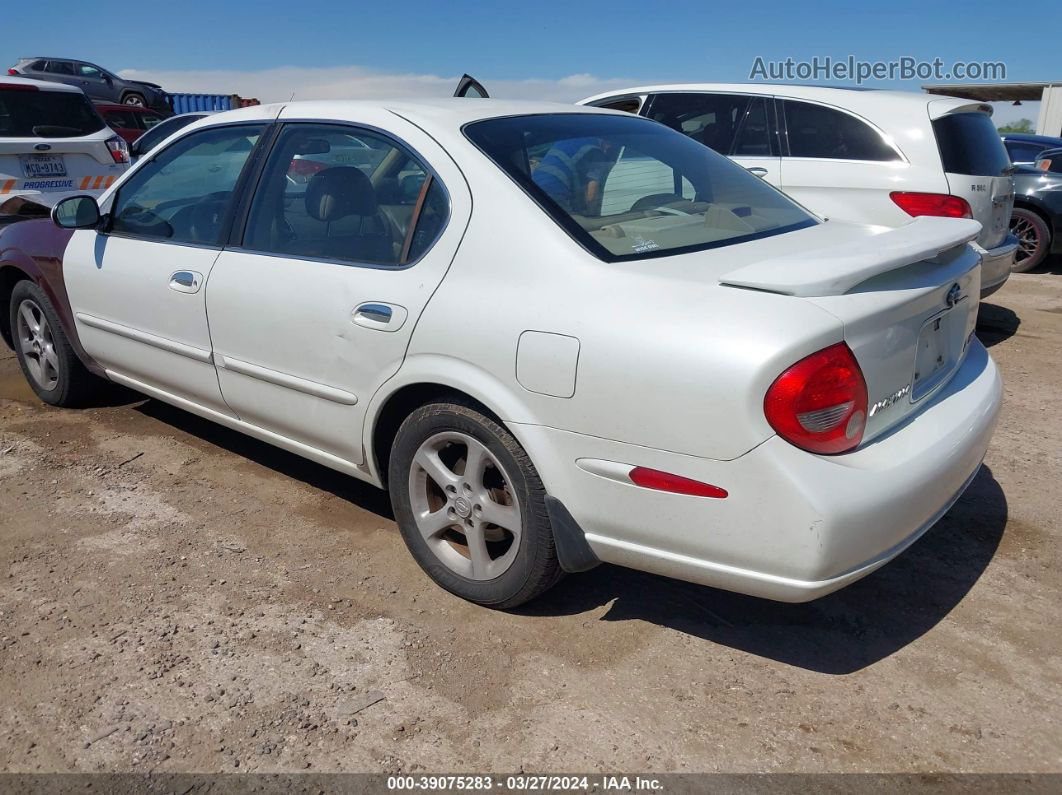 2000 Nissan Maxima Gle/gxe/se White vin: JN1CA31A4YT219446