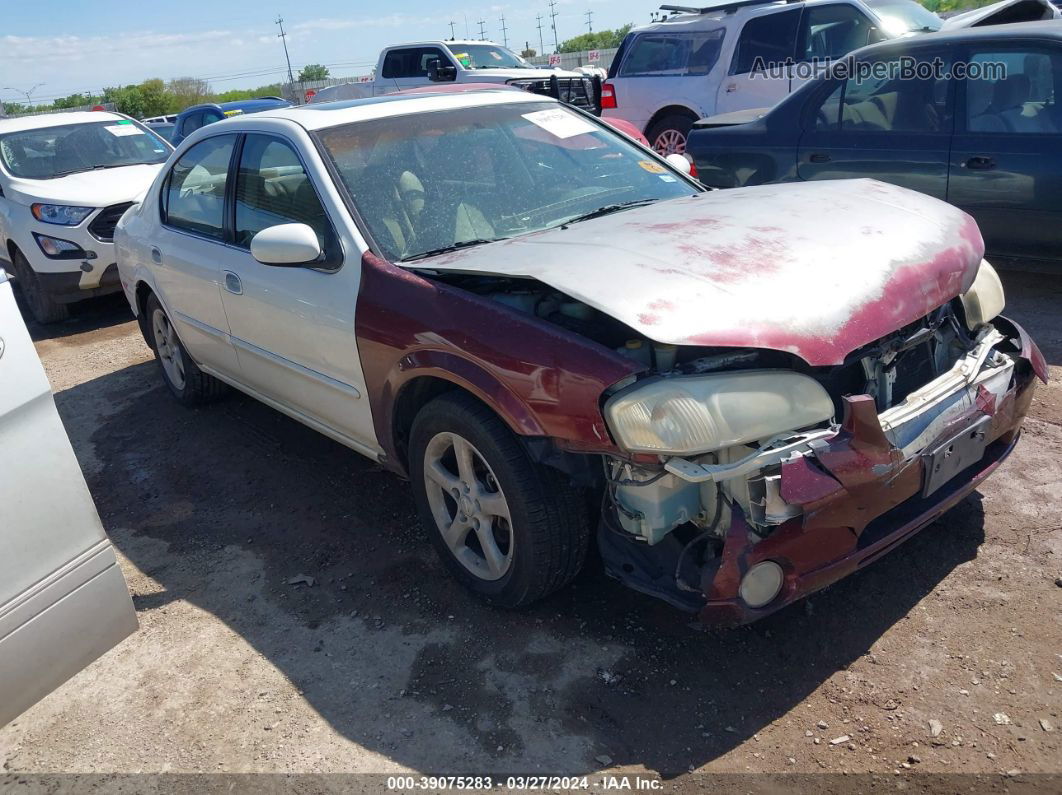 2000 Nissan Maxima Gle/gxe/se White vin: JN1CA31A4YT219446