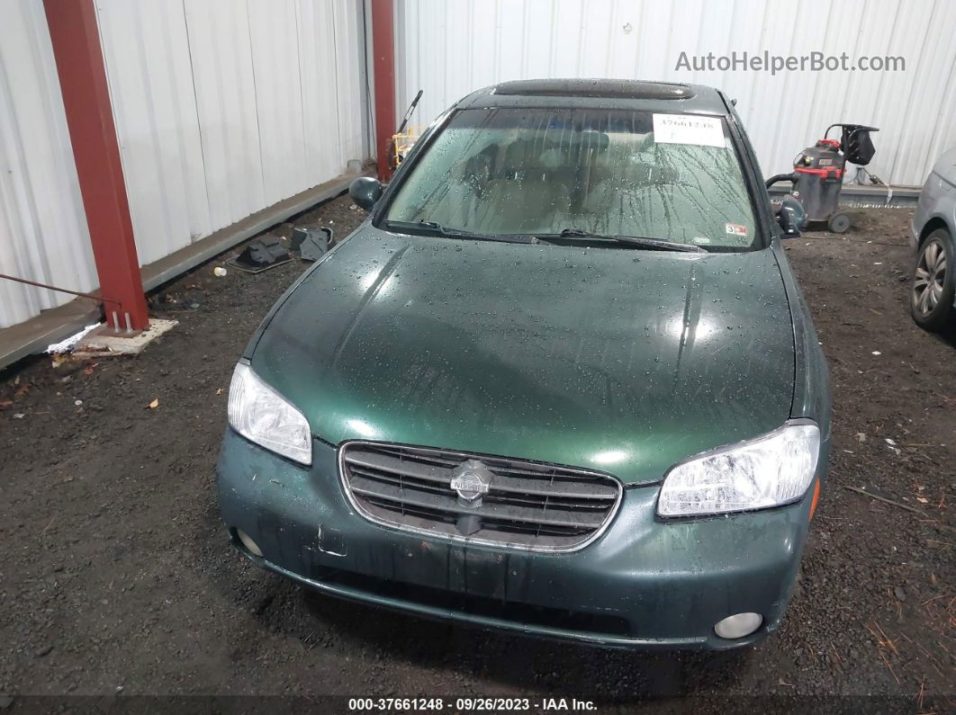 2000 Nissan Maxima Gxe/se/gle Green vin: JN1CA31A4YT221505