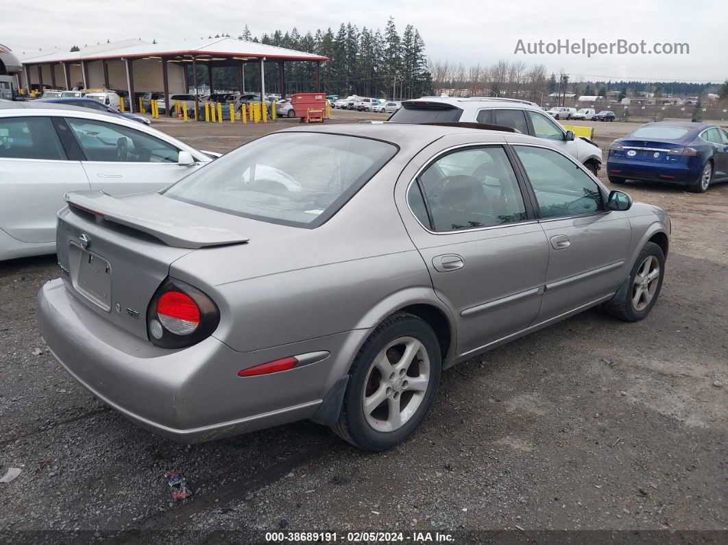 2000 Nissan Maxima Gle/gxe/se Gray vin: JN1CA31A5YT004853