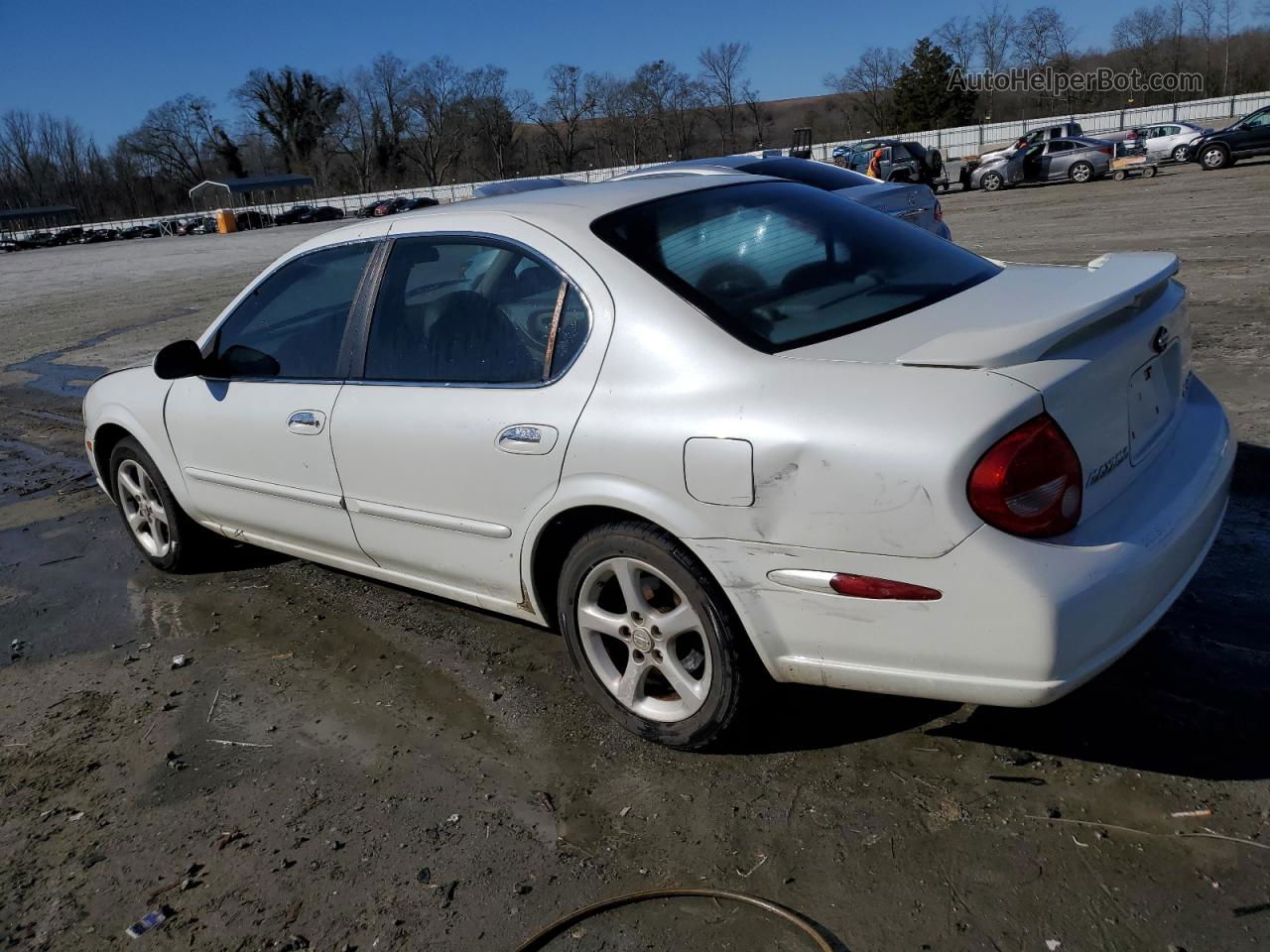 2000 Nissan Maxima Gle White vin: JN1CA31A5YT031941