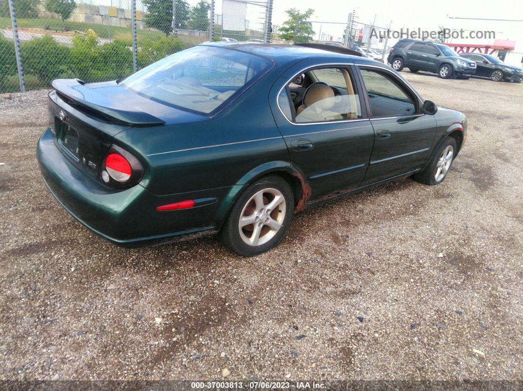 2000 Nissan Maxima Se Green vin: JN1CA31A5YT200386